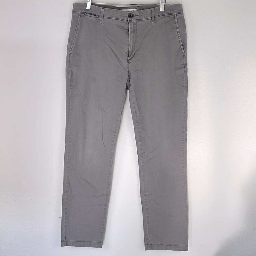 Amazon Essentials Men's Slim Jeans Gray Grey Office or Casual Size 36W 34L